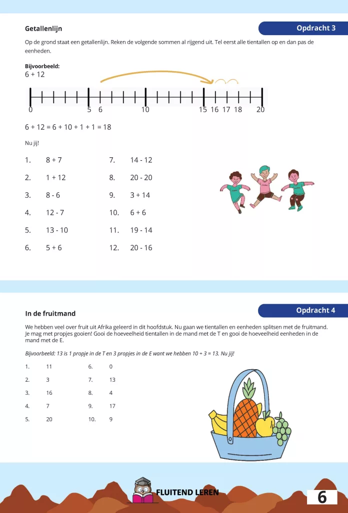 Sommen oefenen rekenspelletjes groep 3 4 5 6 7 en 8